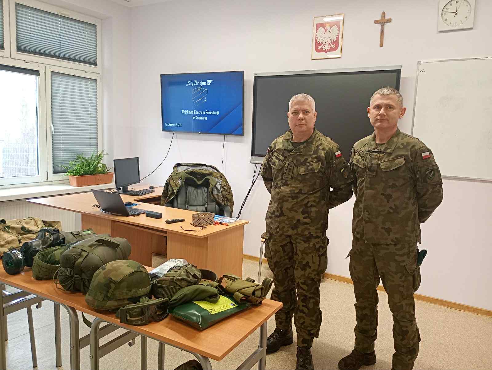 SPOTKANIE Z PRZEDSTAWICIELAMI WOJSKOWEGO CENTRUM REKRUTACJI W KRAKOWIE