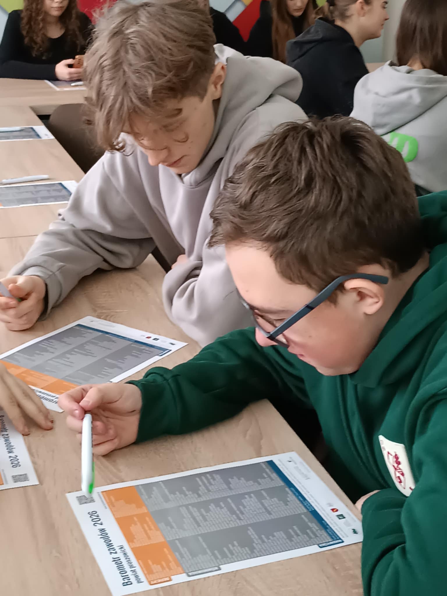 TRZECIOKLASIŚCI Z TECHNIKUM EKONOMICZNEGO ZS PROSZOWICE NA TROPIE KARIERY