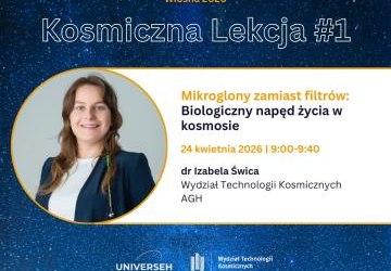 MIKROGLONY ZAMIAST FILTRÓW -  LEKCJA ONLINE DLA UCZNIÓW ZS PROSZOWICE W RAMACH PROJEKTU UNIVERSEH