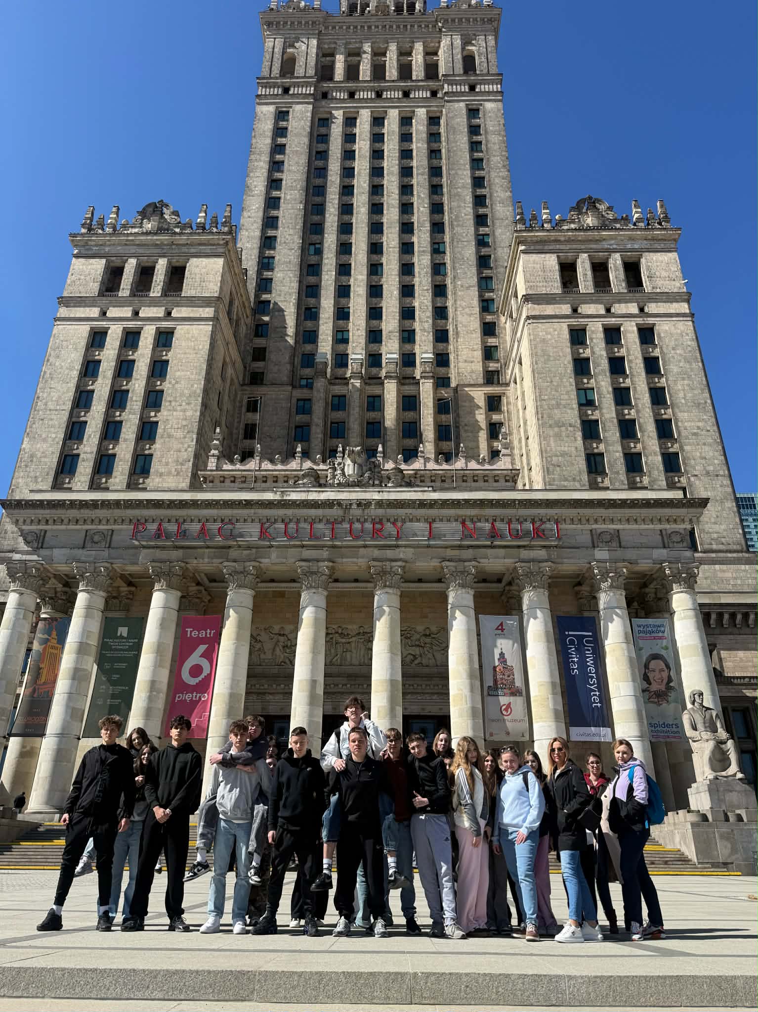 W MOICH SNACH WCIĄŻ WARSZAWA … WYCIECZKA LICEALISTÓW ZS PROSZOWICE DO STOLICY